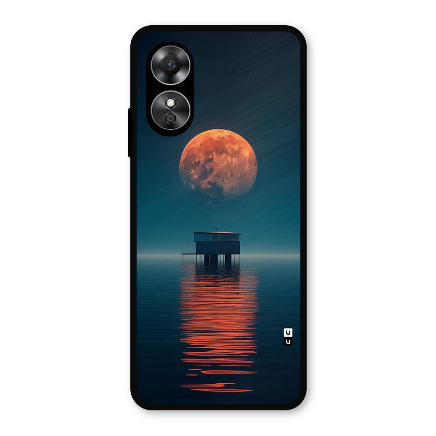 Moon Sea Metal Back Case for Oppo A17