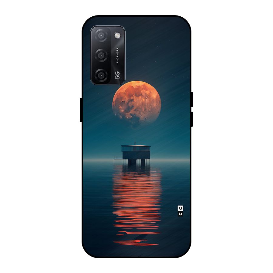 Moon Sea Metal Back Case for Oppo A53s 5G