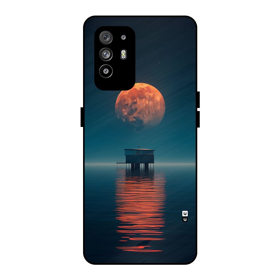Moon Sea Metal Back Case for Oppo F19 Pro Plus 5G