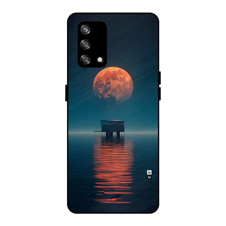 Moon Sea Metal Back Case for Oppo F19s