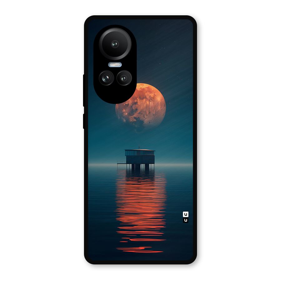 Moon Sea Metal Back Case for Oppo Reno10 Pro