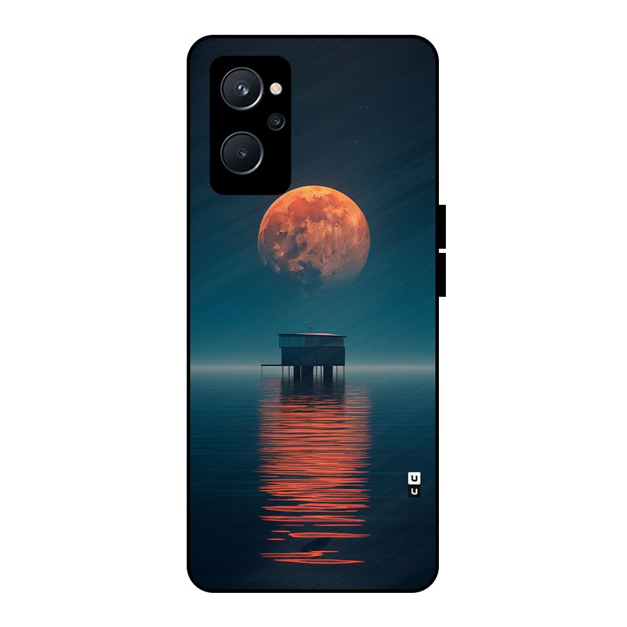 Moon Sea Metal Back Case for Realme 9i 5G