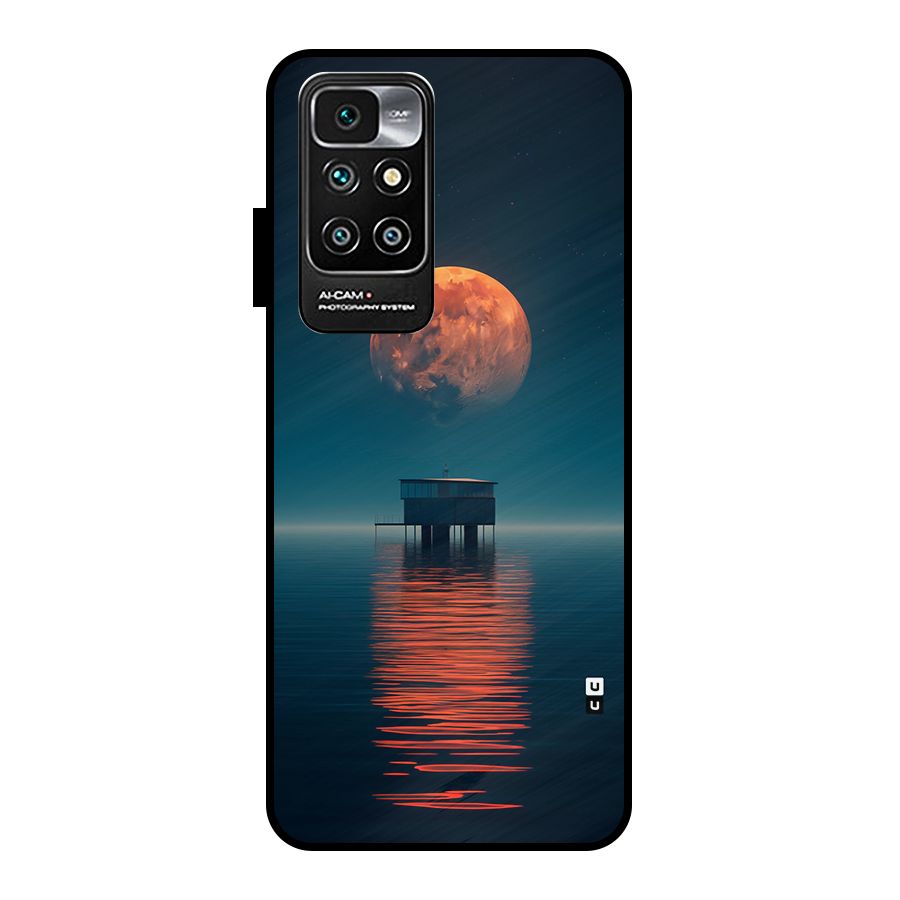 Moon Sea Metal Back Case for Redmi 10 Prime
