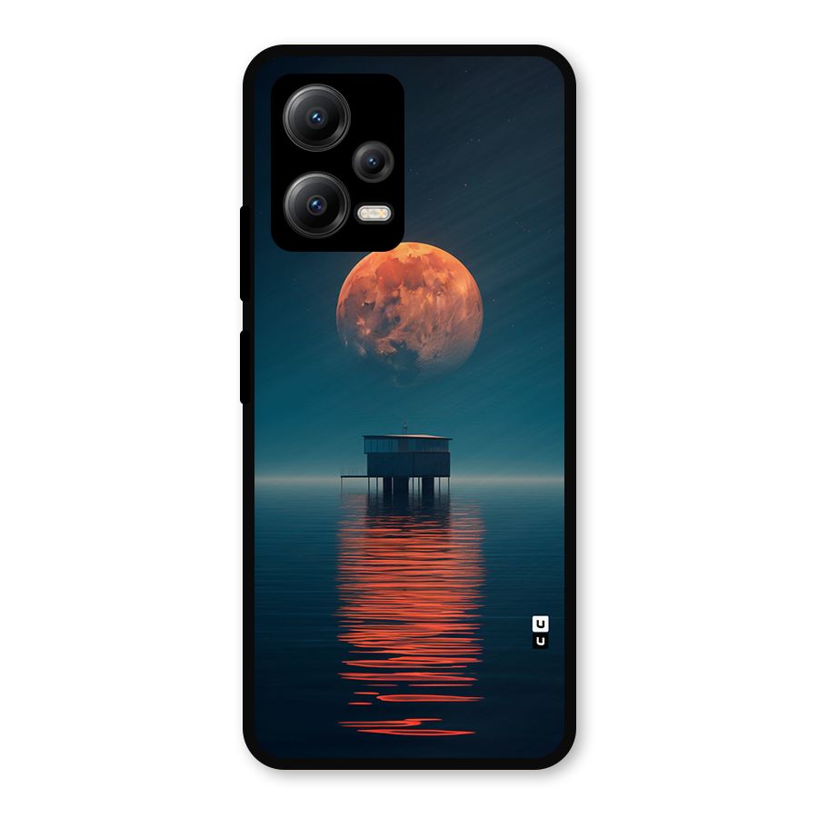 Moon Sea Metal Back Case for Redmi Note 12 5G