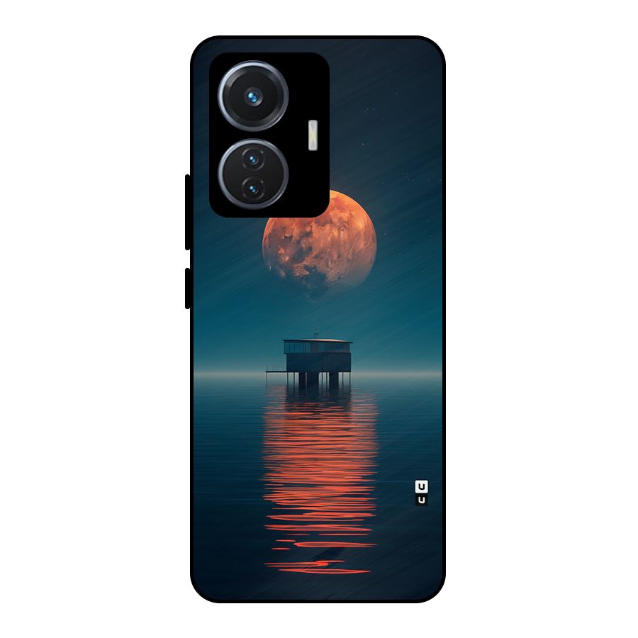 Moon Sea Metal Back Case for Vivo T1 44W