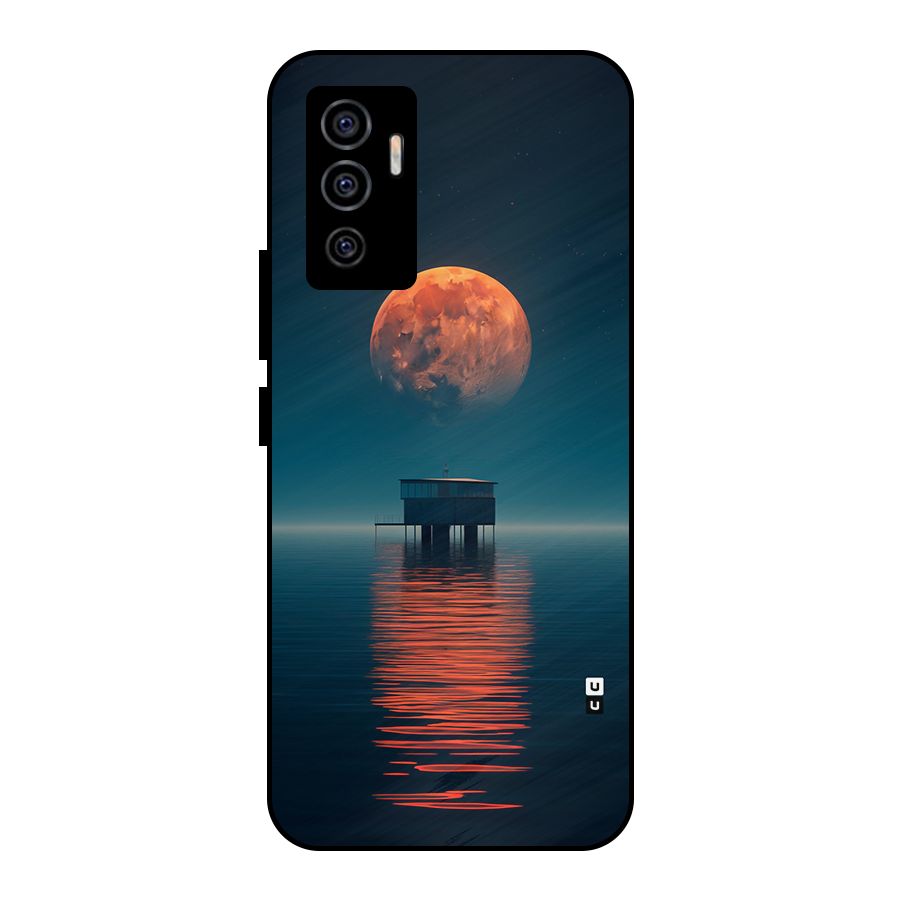 Moon Sea Metal Back Case for Vivo V23e