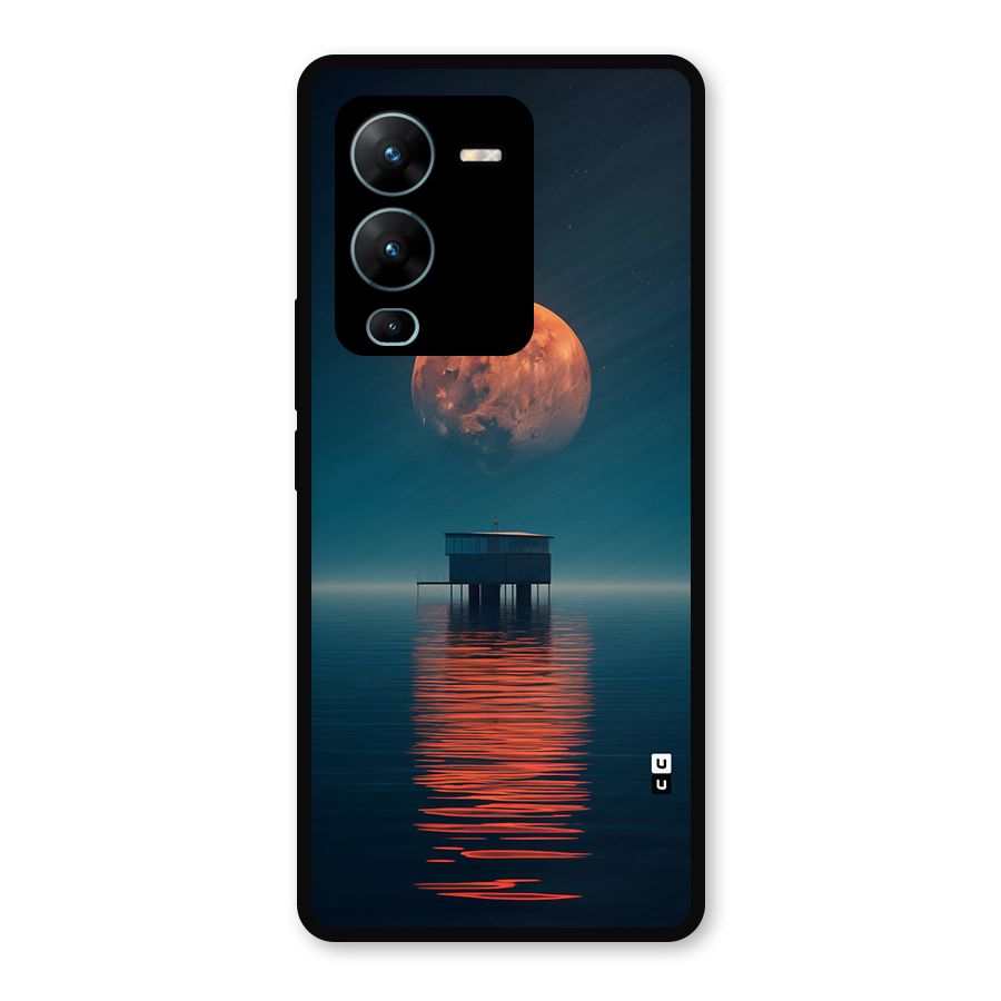 Moon Sea Metal Back Case for Vivo V25 Pro