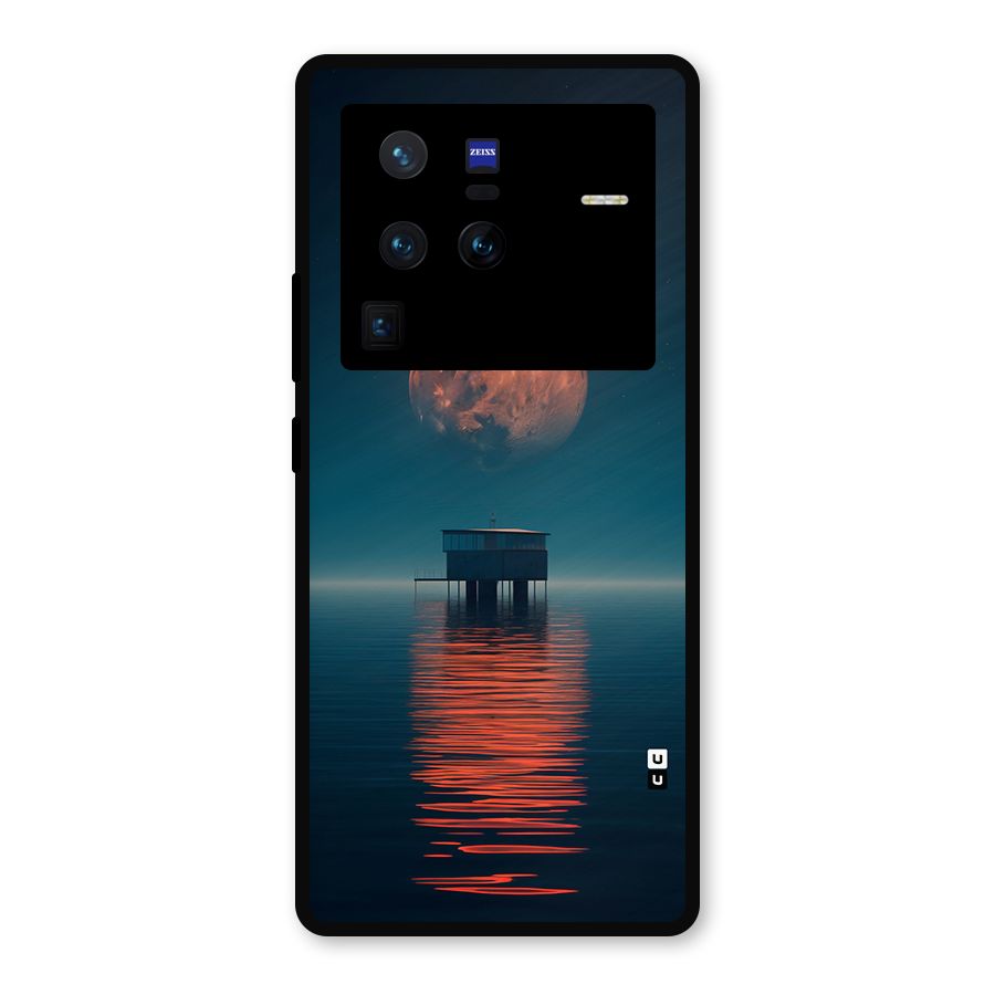 Moon Sea Metal Back Case for Vivo X80 Pro