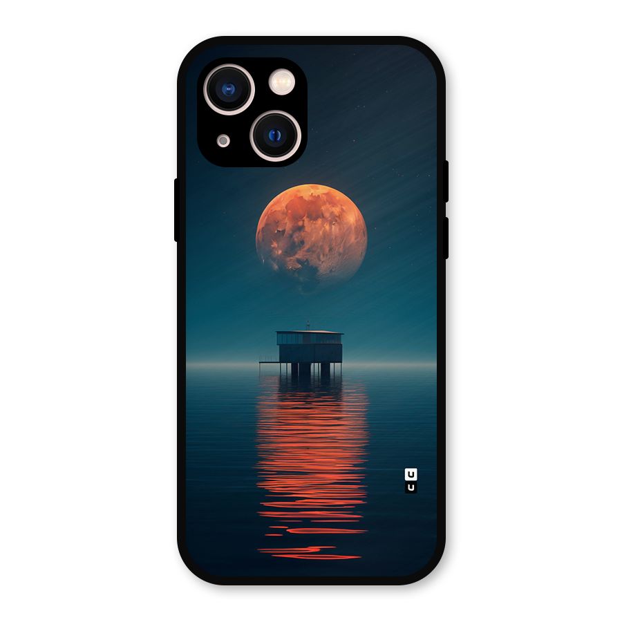 Moon Sea Metal Back Case for iPhone 13