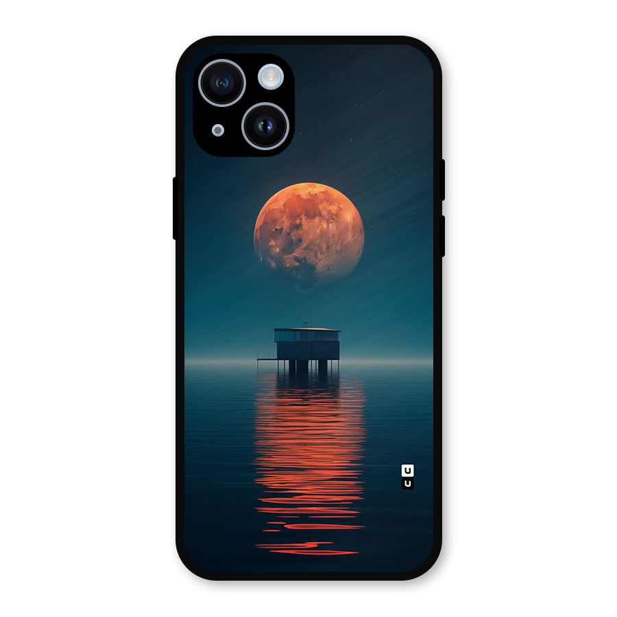 Moon Sea Metal Back Case for iPhone 14