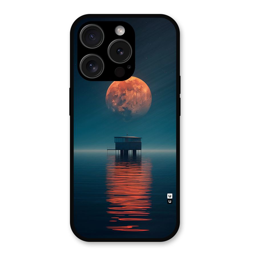 Moon Sea Metal Back Case for iPhone 15 Pro