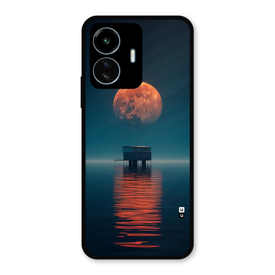 Moon Sea Metal Back Case for vivo iQOO Z6 Lite 5G