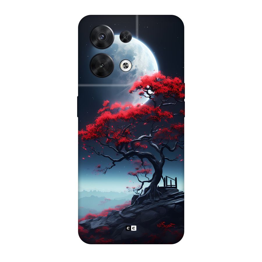 Moon Tree Back Case for Oppo Reno8 5G