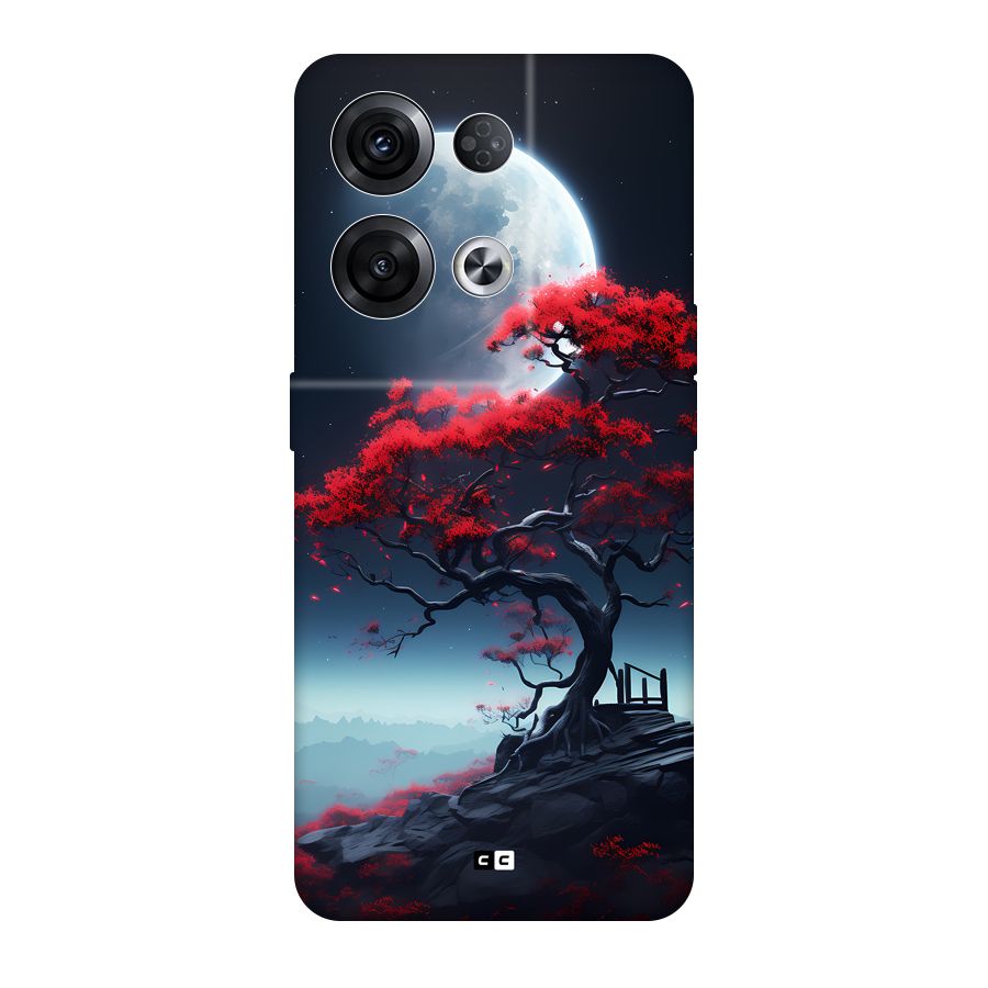 Moon Tree Back Case for Oppo Reno8 Pro 5G