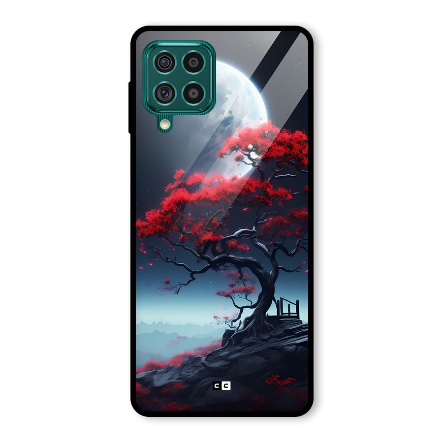 Moon Tree Glass Back Case for Galaxy F62