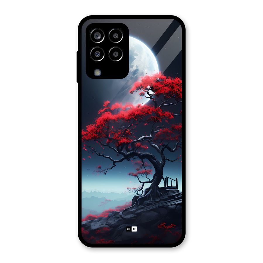Moon Tree Glass Back Case for Galaxy M33