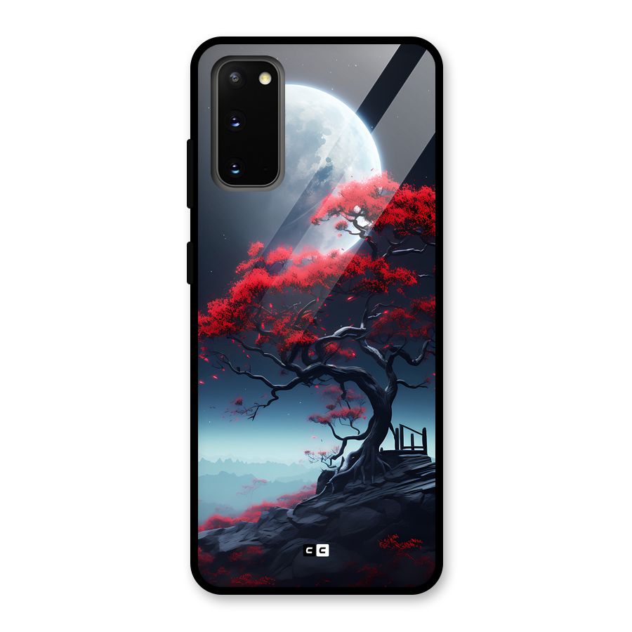 Moon Tree Glass Back Case for Galaxy S20
