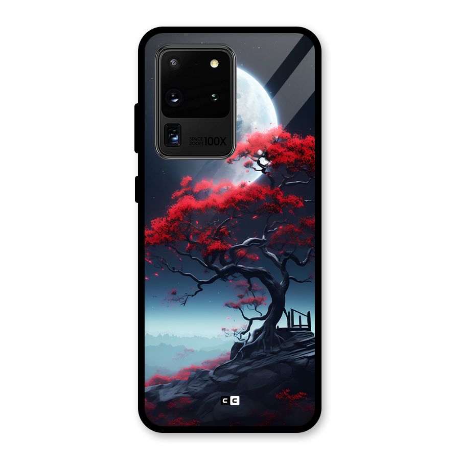 Moon Tree Glass Back Case for Galaxy S20 Ultra