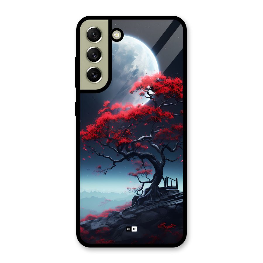 Moon Tree Glass Back Case for Galaxy S21 FE 5G