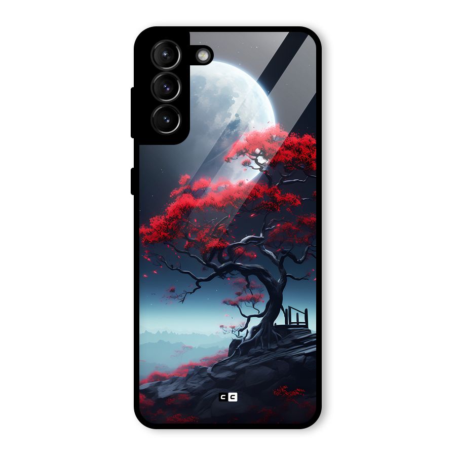 Moon Tree Glass Back Case for Galaxy S21 Plus