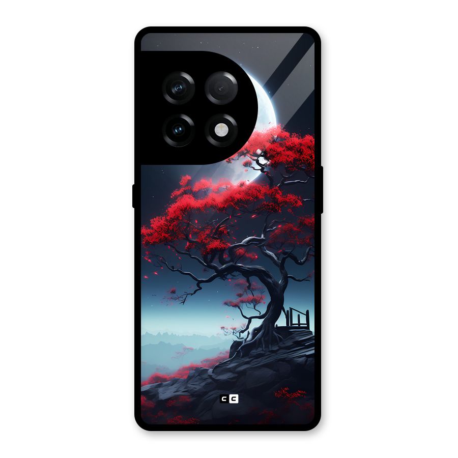 Moon Tree Glass Back Case for OnePlus 11R