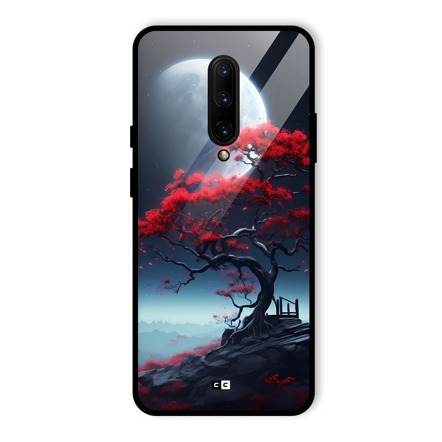 Moon Tree Glass Back Case for OnePlus 7 Pro