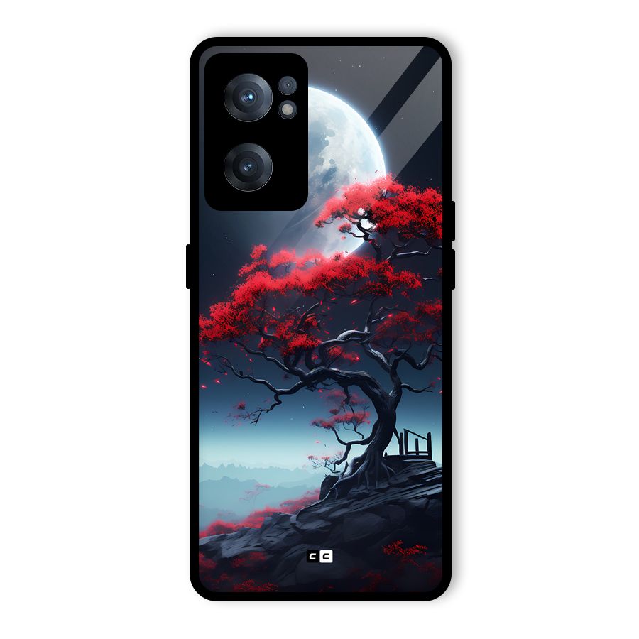 Moon Tree Glass Back Case for OnePlus Nord CE 2 5G