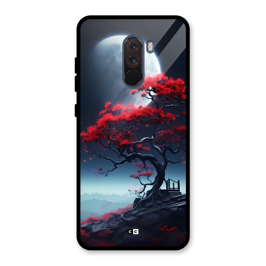 Moon Tree Glass Back Case for Poco F1