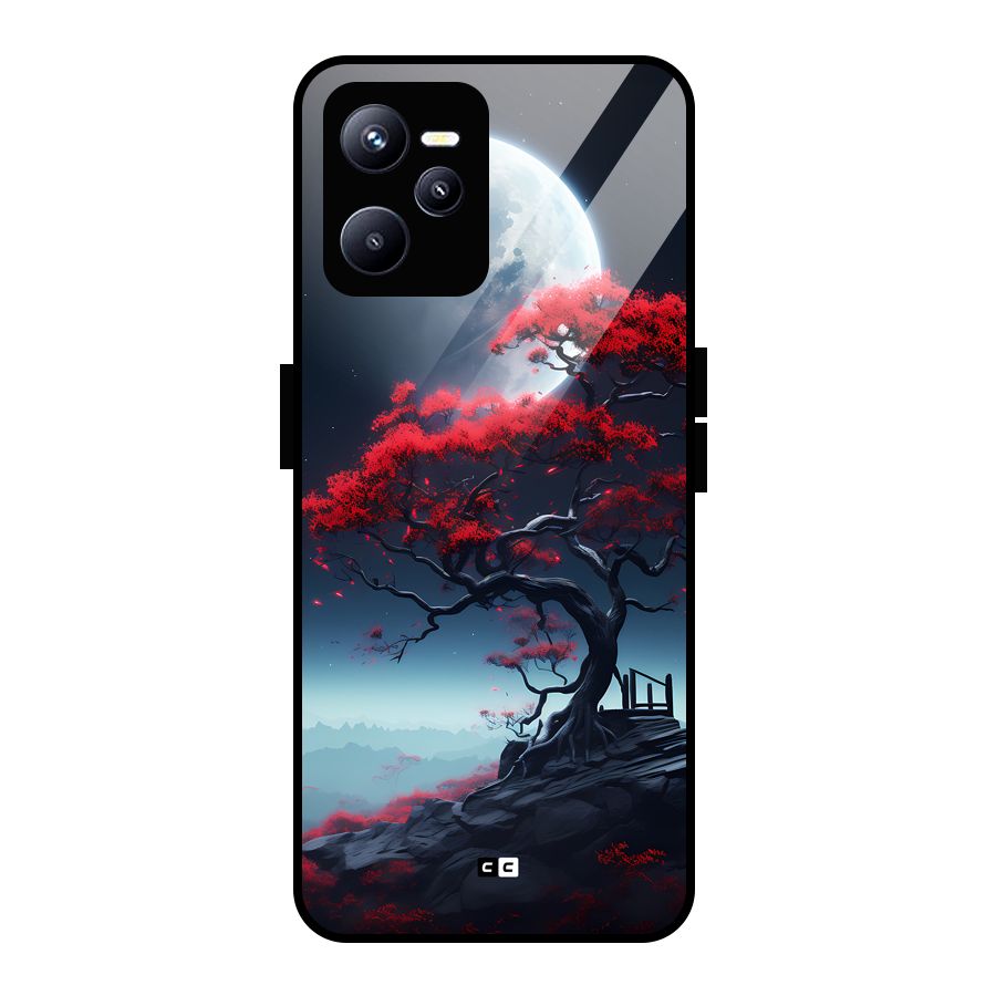 Moon Tree Glass Back Case for Realme C35
