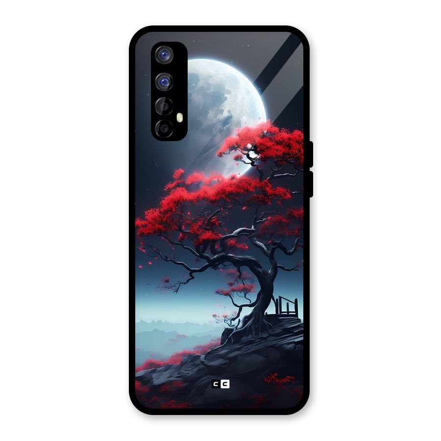 Moon Tree Glass Back Case for Realme Narzo 20 Pro