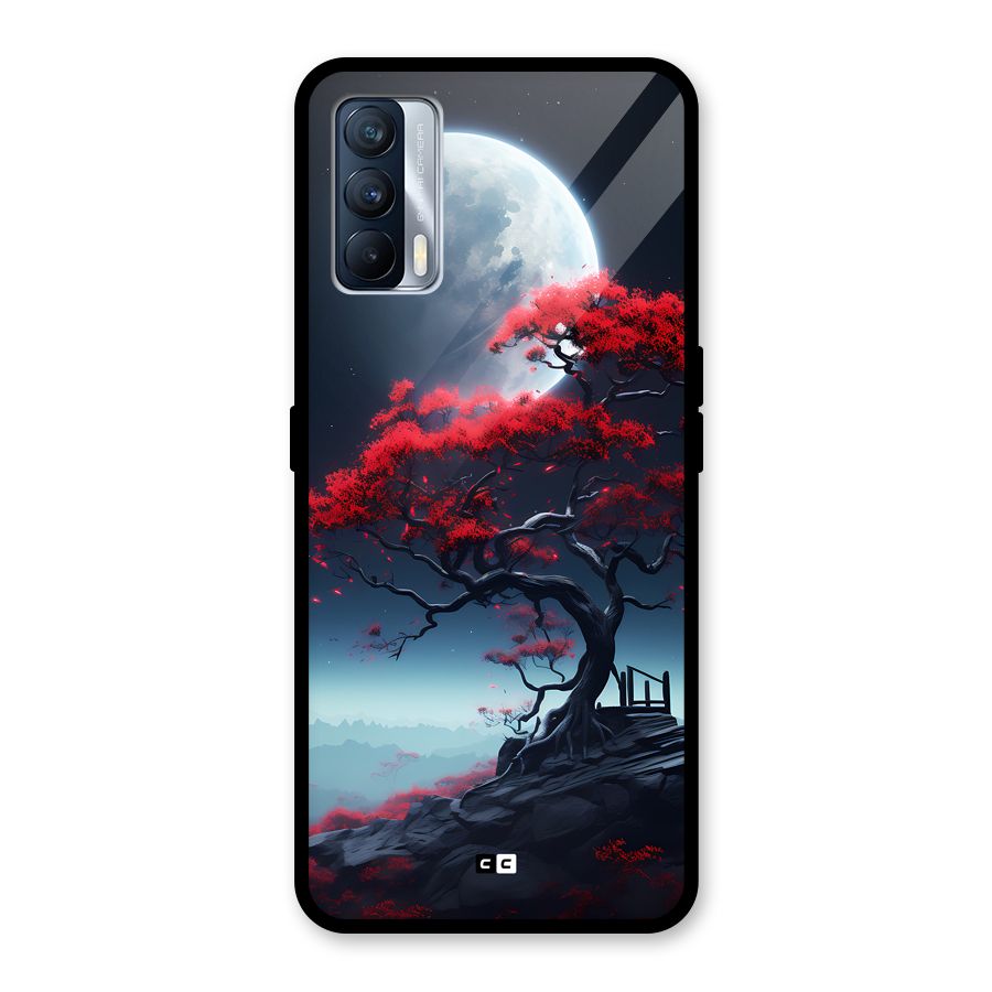 Moon Tree Glass Back Case for Realme X7