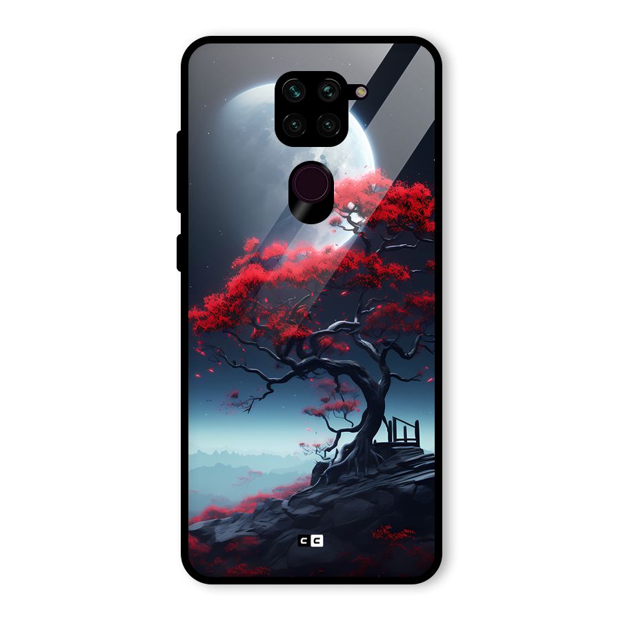 Moon Tree Glass Back Case for Redmi Note 9