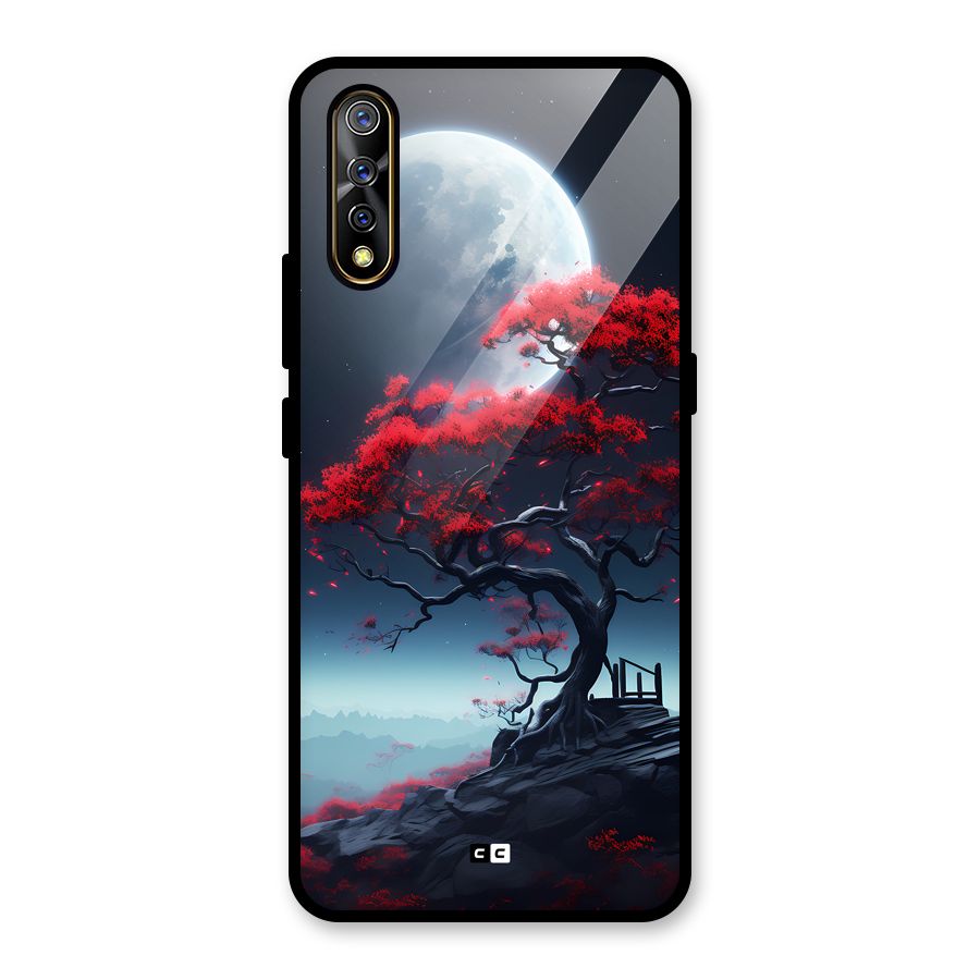 Moon Tree Glass Back Case for Vivo S1