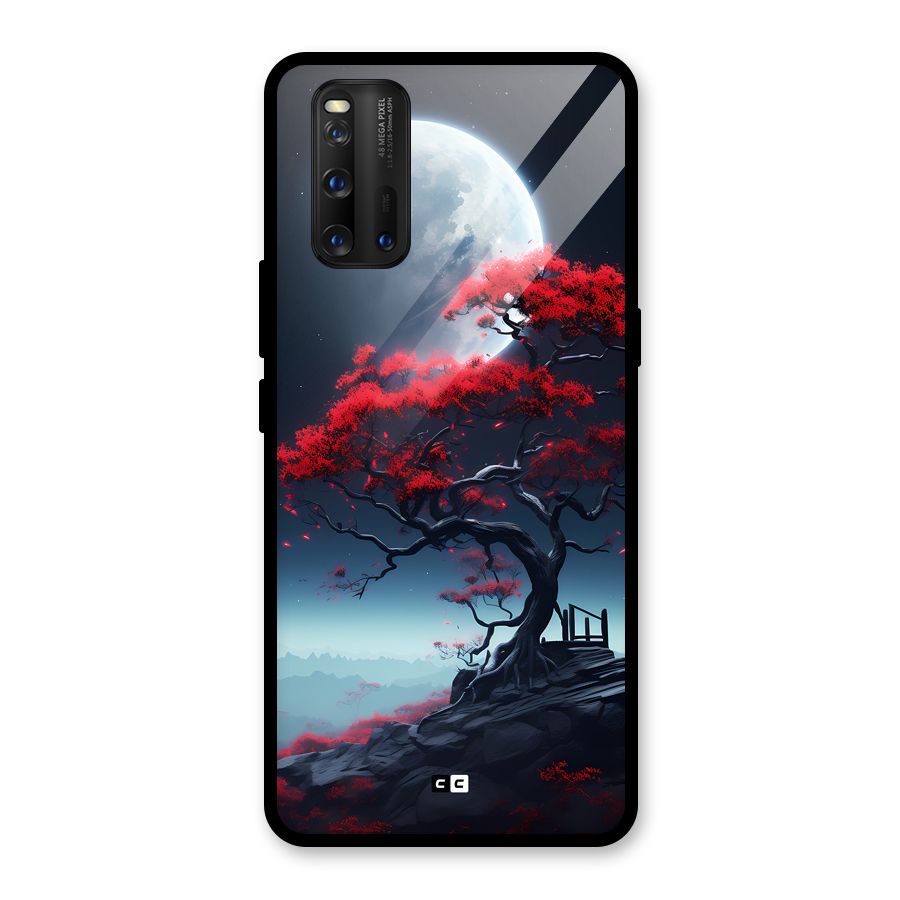 Moon Tree Glass Back Case for Vivo iQOO 3
