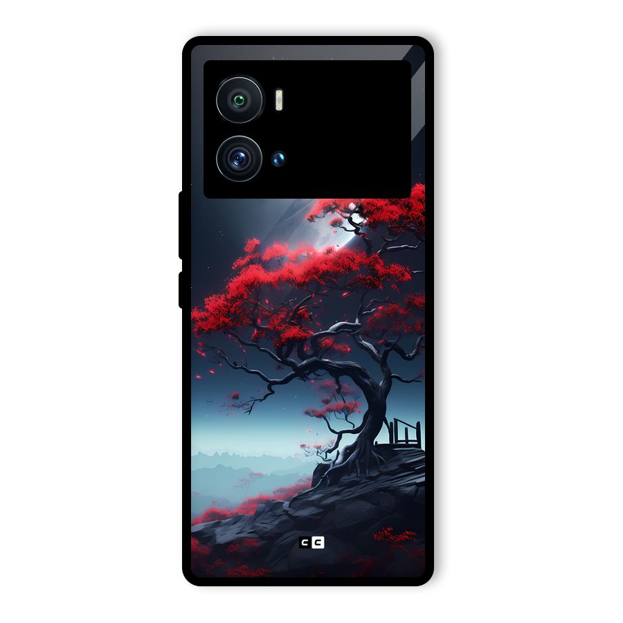 Moon Tree Glass Back Case for Vivo iQOO 9 Pro