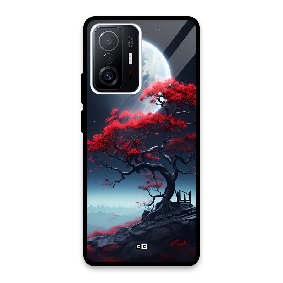 Moon Tree Glass Back Case for Xiaomi 11T Pro