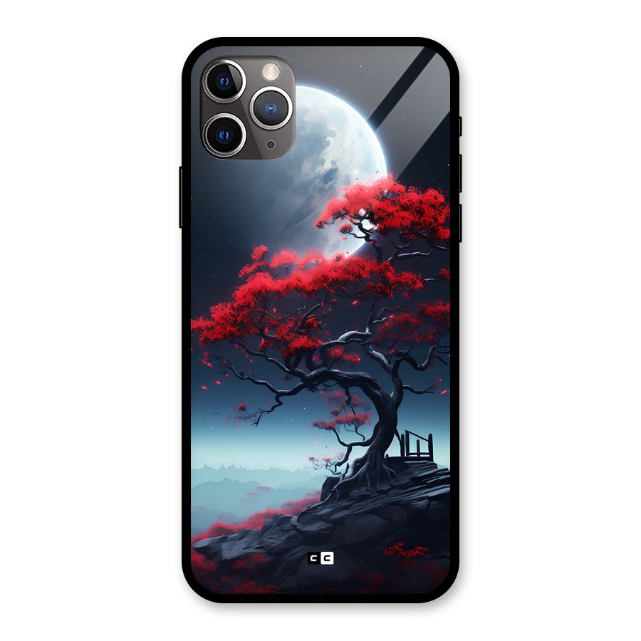 Moon Tree Glass Back Case for iPhone 11 Pro Max
