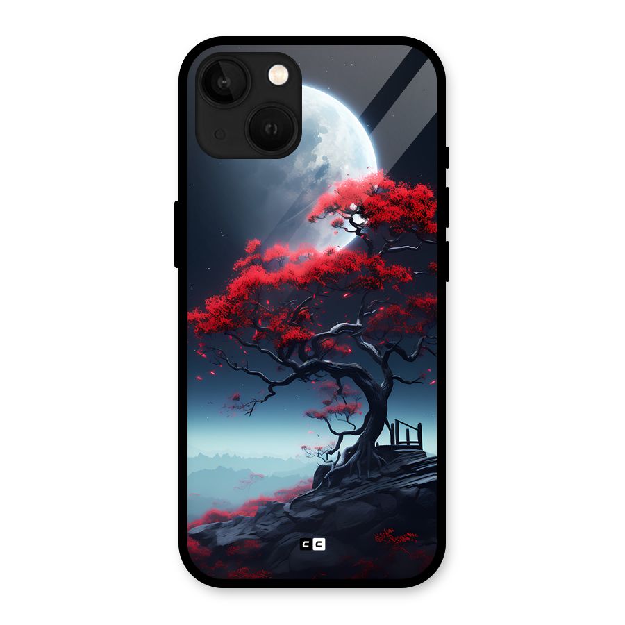 Moon Tree Glass Back Case for iPhone 13