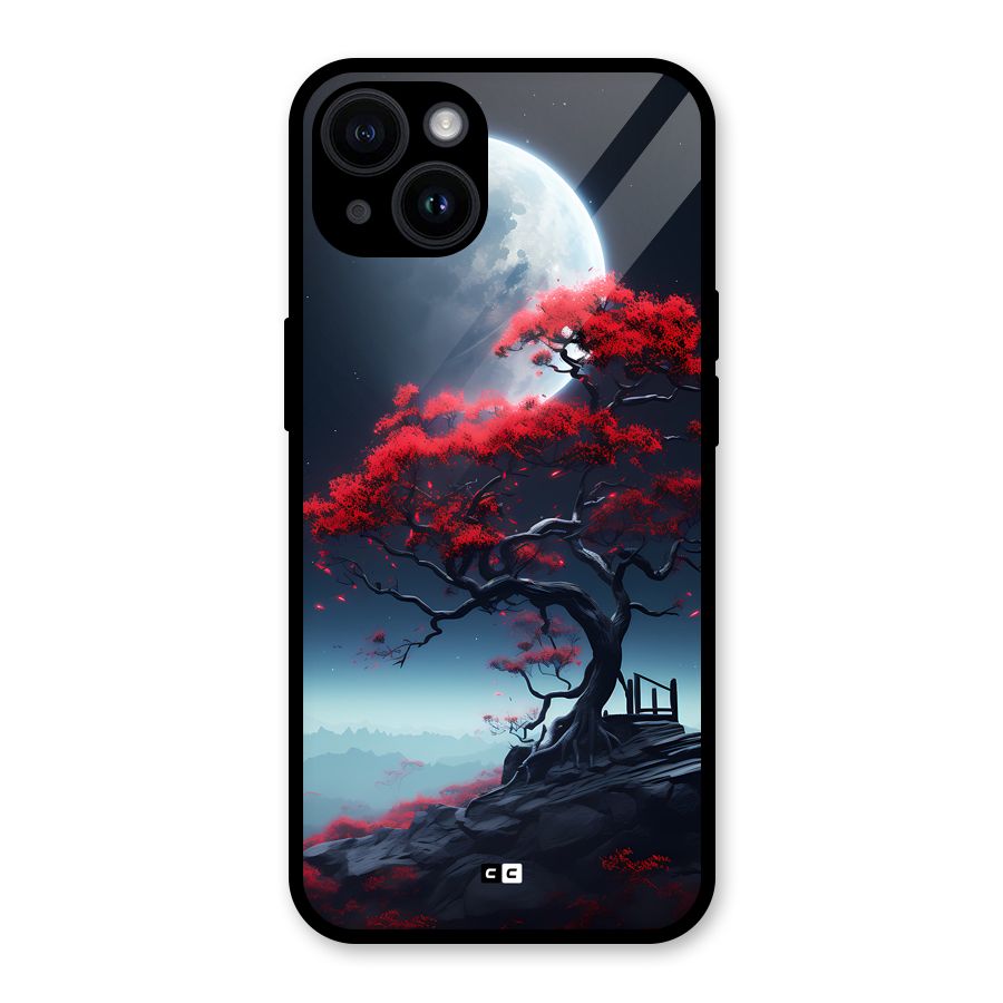Moon Tree Glass Back Case for iPhone 14