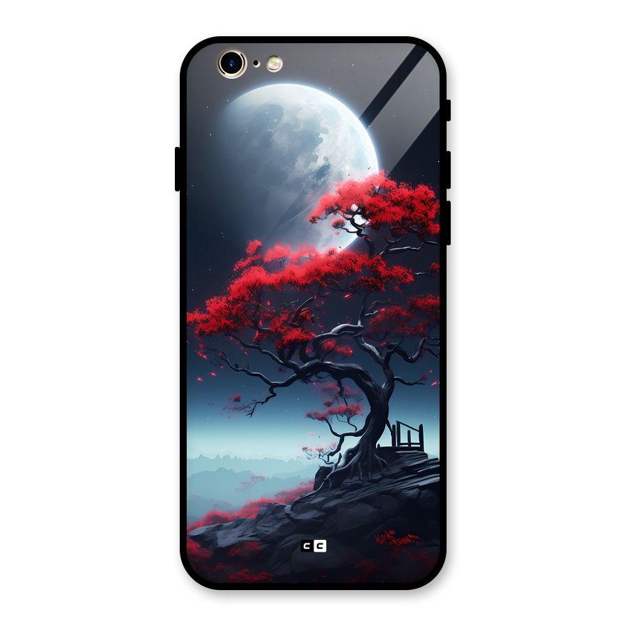 Moon Tree Glass Back Case for iPhone 6 6S