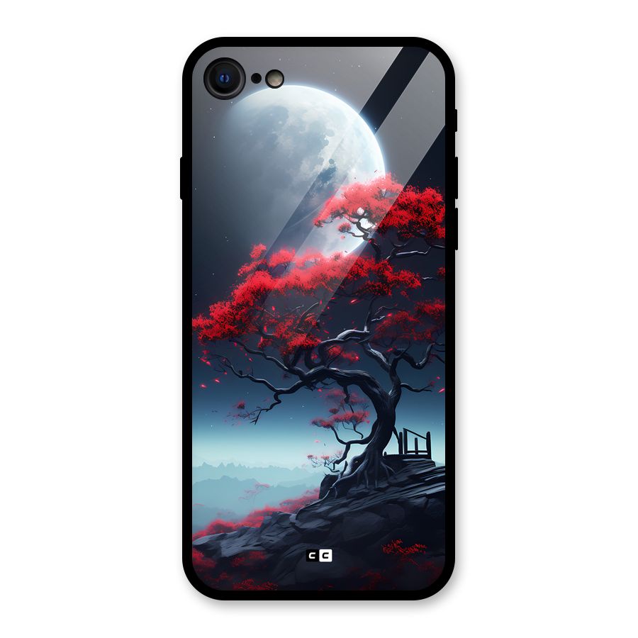 Moon Tree Glass Back Case for iPhone 7