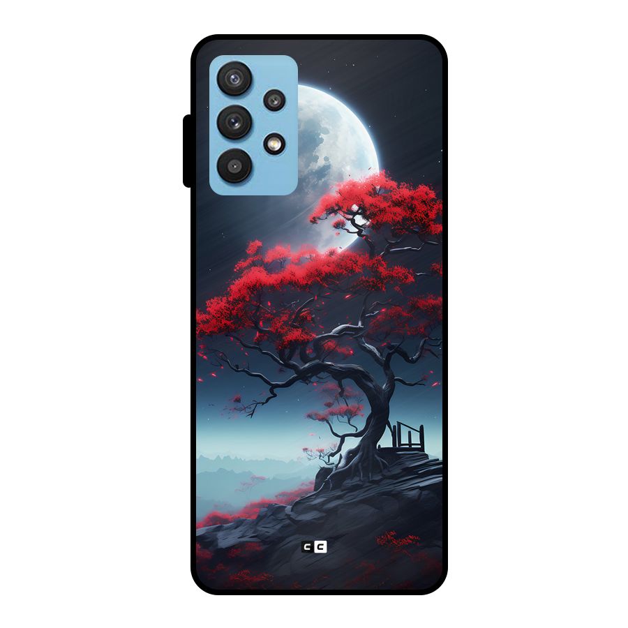 Moon Tree Metal Back Case for Galaxy M32 5G