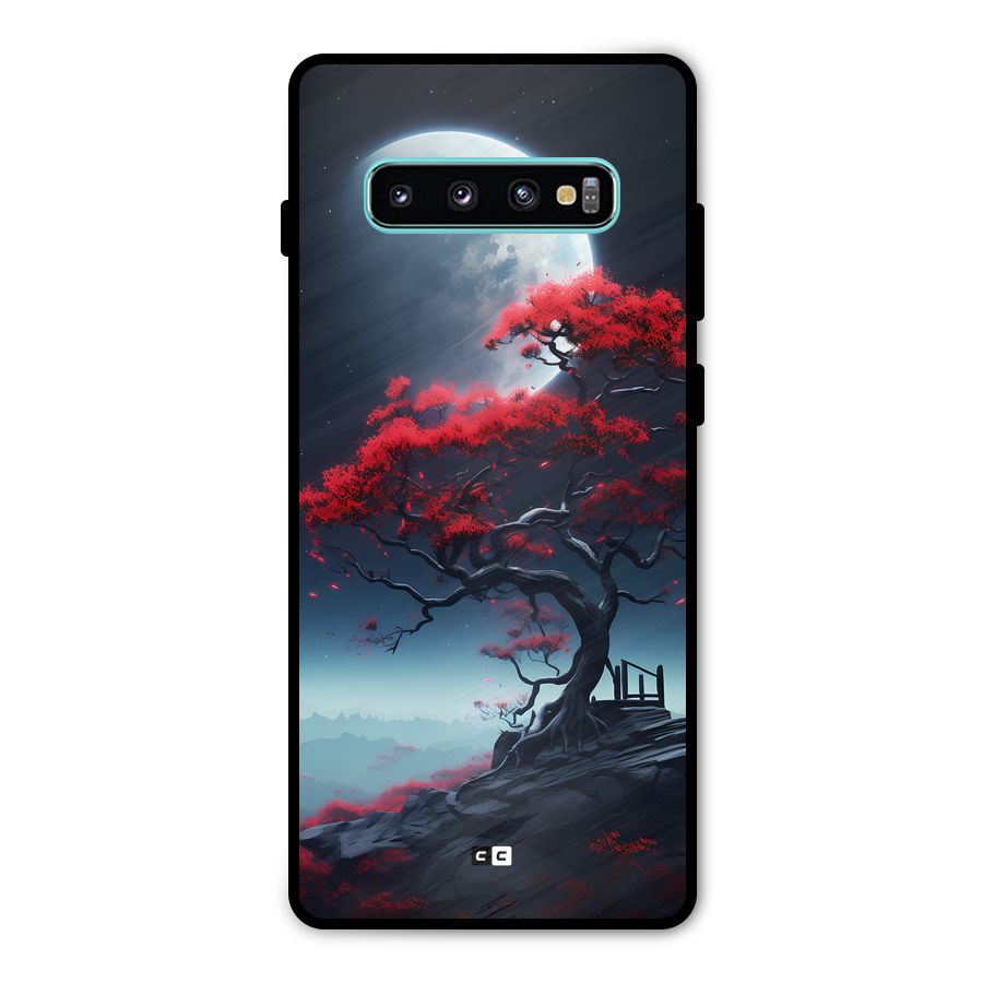 Moon Tree Metal Back Case for Galaxy S10 Plus