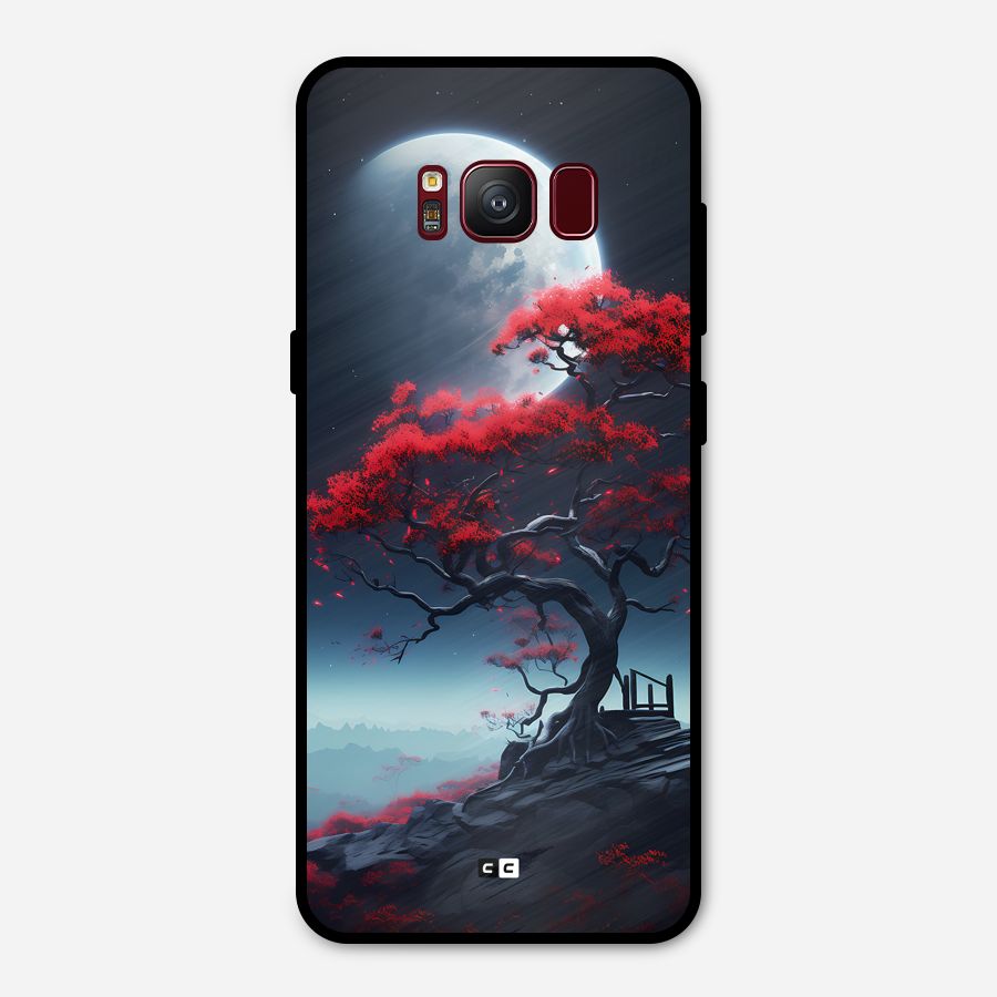 Moon Tree Metal Back Case for Galaxy S8