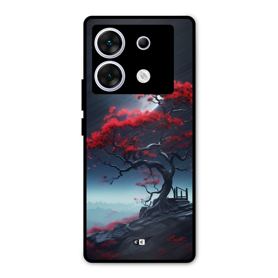 Moon Tree Metal Back Case for Infinix Zero 30 5G