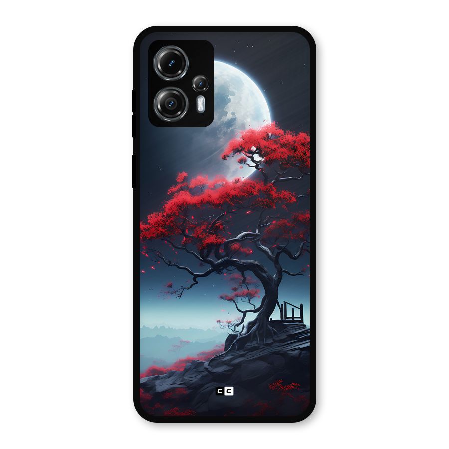 Moon Tree Metal Back Case for Moto G13