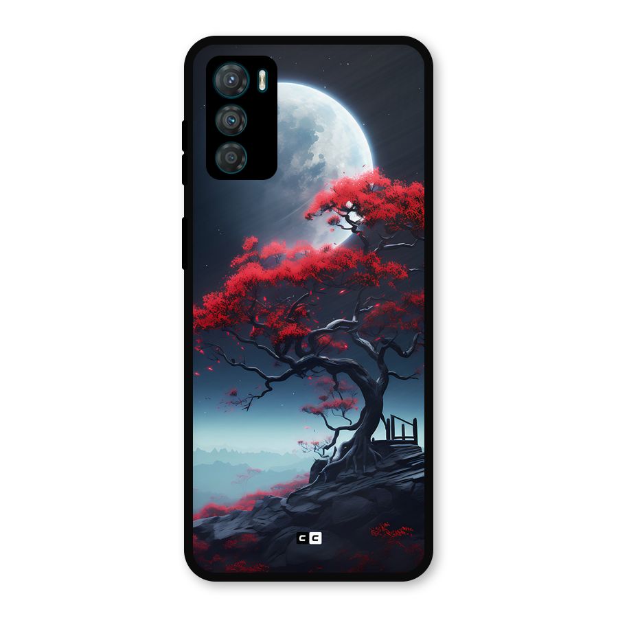 Moon Tree Metal Back Case for Moto G42