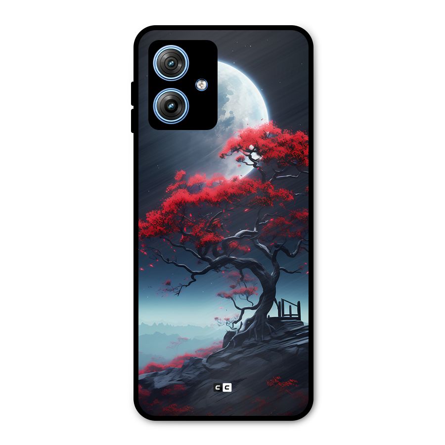 Moon Tree Metal Back Case for Moto G54
