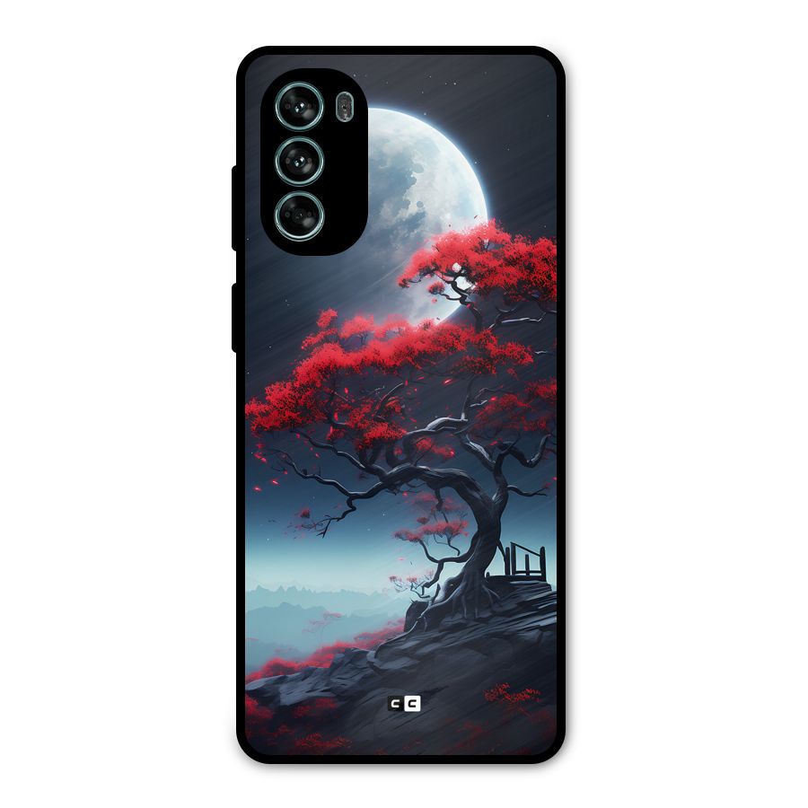 Moon Tree Metal Back Case for Moto G62