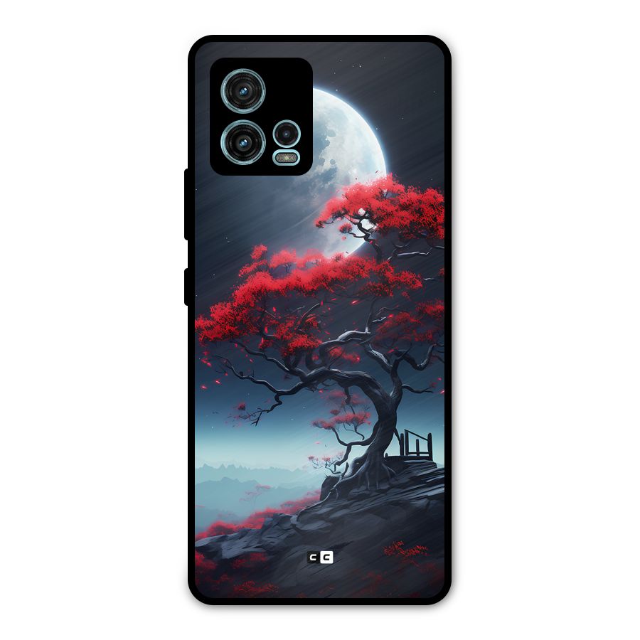 Moon Tree Metal Back Case for Moto G72